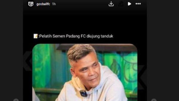 Posisi pelatih kepala Semen Padang, Hendri Susilo santer di ujung tanduk, laga kontra PSS Sleman potensi jadi mimpi buruknya.