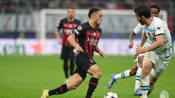 Sergino Dest vs Ben Chilwell di Liga Champions antara AC Milan vs Cheslea di San Siro