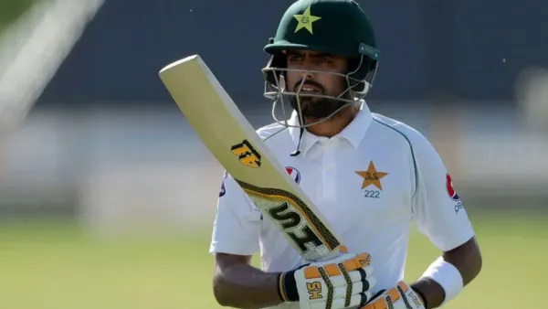 Video: Babar Azam filled with helplessness and frustration, vented his anger on the ball before the second test match