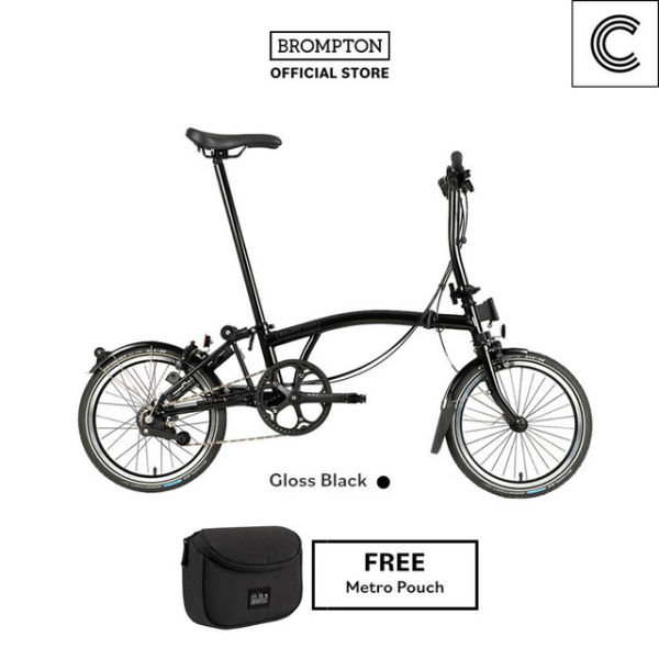 Sepeda lipat Brompton terbaik. Sumber: akun Official Brompton Indonesia, shoope.co.id