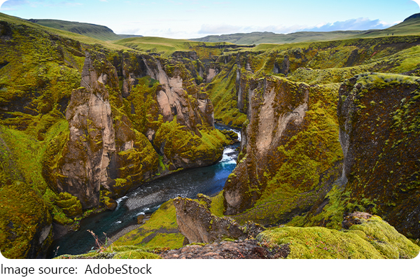 Fjaðrárgljúfur Canyon Walk