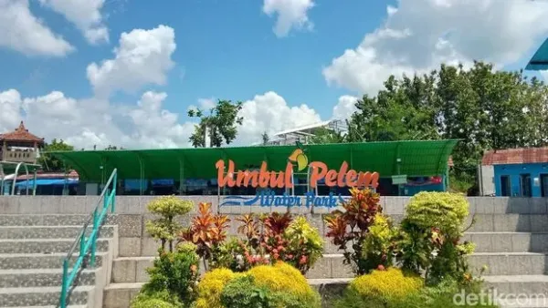 Objek wisata Umbul Pelem di Desa Wunut, Tulung, Klaten. Foto diunggah Selasa (2/4/2024).