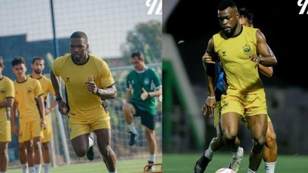 FOTO Evandro Brandao dan Sudi Abdallah (kanan). Simak profil Evandro Brandao striker PSIS Semarang di Liga 1 yang kini cedera, eks RANS Nusantara FC yang digadang jadi suksesor Sudi Abdallah.
