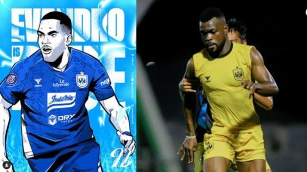 FOTO Evandro Brandao (kiri) dan Sudi Abdallah. Simak profil Evandro Brandao striker PSIS Semarang di Liga 1 yang kini cedera, eks RANS Nusantara FC yang digadang jadi suksesor Sudi Abdallah.