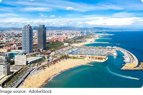 Bãi biển của Barcelona
