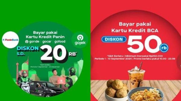 Kode promo Gojek terbaru hari ini 6 September 2024 dapatkan diskon besar-besaran hingga cashback GoFood.