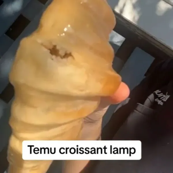 Beli Lampu Bentuk Croissant, Wanita Ini Kaget Ternyata Lampunya Croissant Asli