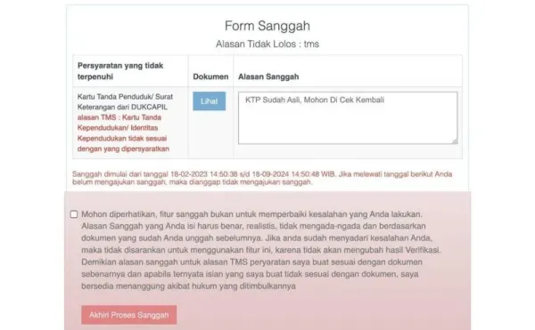 Tangkapan layar Buku Pedoman CPNS 2024
