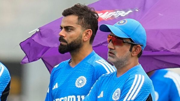 Virat Kohli And Gautam Gambhir Indian Team Pti