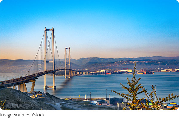Crossing Osmangazi Bridge