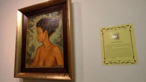 Salah satu koleksi lukisan di Museum Pasifika, Bali.