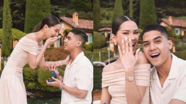 Alyssa Daguise resmi dilamar oleh Al Ghazali.