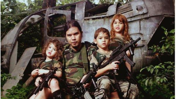 Gaya keren Ahmad bersaudara ini memang sudah terlihat sejak usia mereka masih kecil.