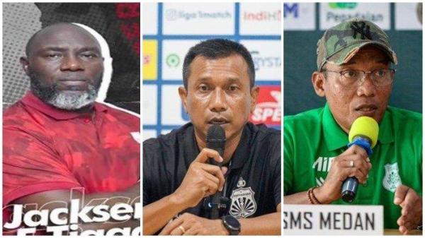 3 bakal calon pelatih Sriwijaya FC; Jaksen F Tiago, Widodo Cahyono Putro, Miftahudin Mukson.