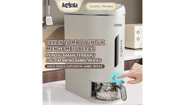 ANGOLA Dispenser Beras Otomatis 5-10KG E29-E31