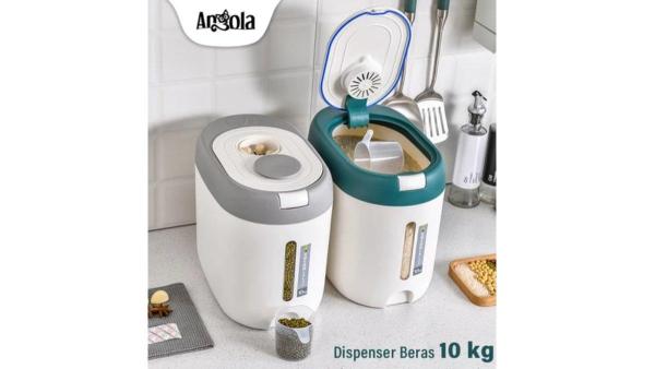 ANGOLA Dispenser Beras 10 KG Rice Dispenser E97