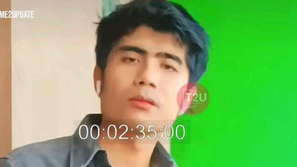 Wajah Agus Salim sebelum disiram air keras oleh Aji karyawan training