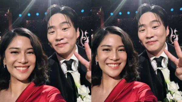 Dian Sastrowardoyo bertemu Ahn Jae Hong