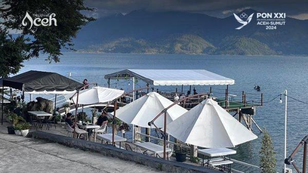 Daloff Cafe di Jalan Takengon-Bintang, Mandale, Kecamatan Bintang, Kabupaten Aceh Tengah.