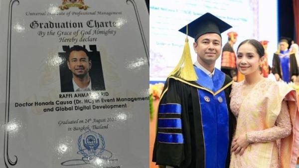 Publik menguliti kampus Thailand yang memberikan gelar doktor honoris causa ke Raffi Ahmad.