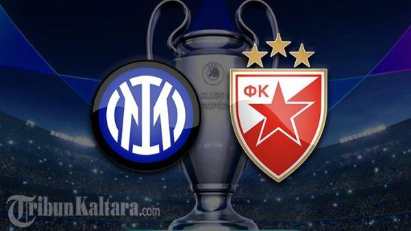 Inter Milan vs Red Star di Liga Champions.