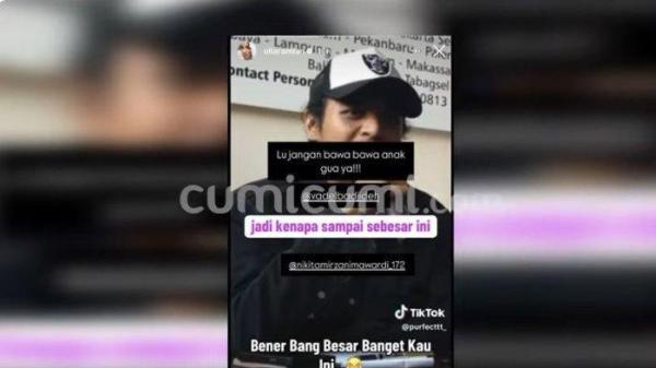 Instagram story Olla Ramlan kecam Vadel yang singgung sosok anak sulungnya, Sean Alexander dalam persoalan Lolly.