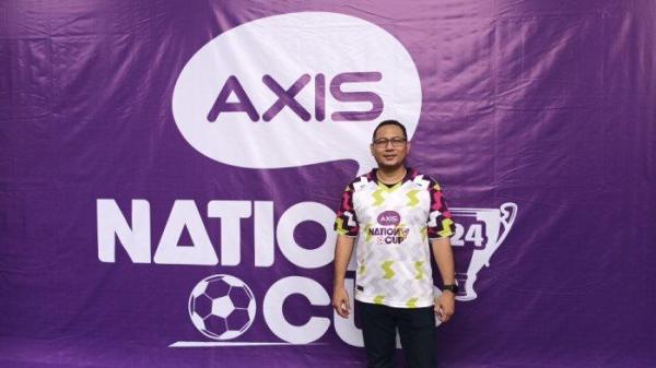 Head of Sales Jakarta Inner XL Axiata, Arief Indra saat memberi keterangan di GOR Padepokan Pencak Silat TMII, Jakarta Timur, Jumat (4/10/2024).