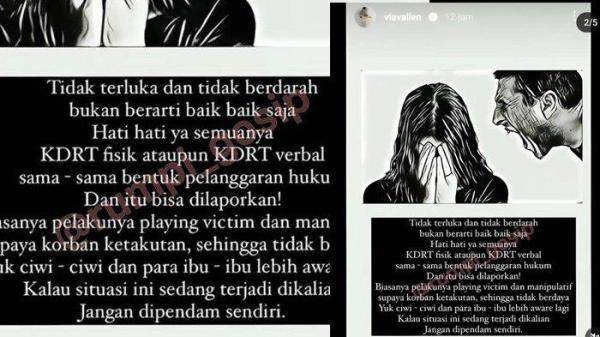 Postingan Via Vallen tentang KDRT yang jadi sorotan