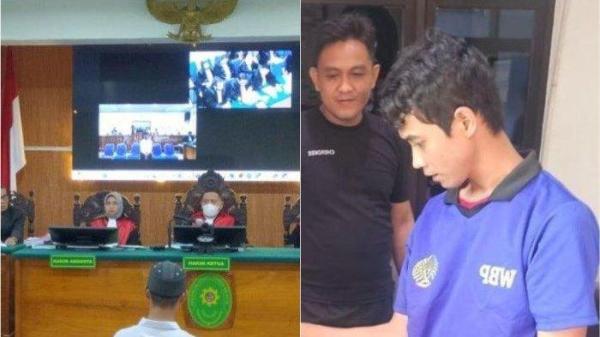 Sudirman, terpidana kasus Vina Cirebon menjalani sidang PK di Pengadilan Negeri Cirebon, Rabu (26/9/2024) dan Sudirman saat dikembalikan dari Lapas Banceuy.