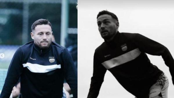 Pemain PERSIB berlatih di Pusat Pelatihan Zhejiang FC, Selasa, 1 Oktober 2024.