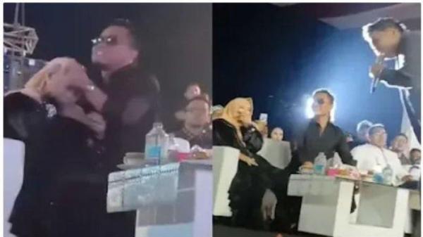 Video saat Ustaz Gus Miftah menoyor kepala istrinya viral di media sosial.