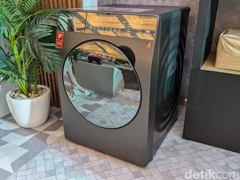 Mesin cuci front loading terbaru Sharp