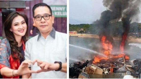 Calon Gubernur Maluku Utara Benny Laos bersama istrinya Sherly Tjoanda. Benny Laos meninggal dunia dalam insiden meledaknya kapal cepat atau speedboat di Pulau Taliabu.