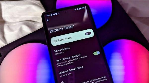 Ilustrasi mode hemat daya di HP Android