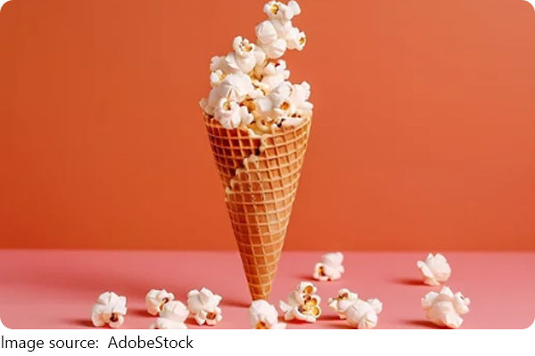 Nikmati Es Krim Popcorn