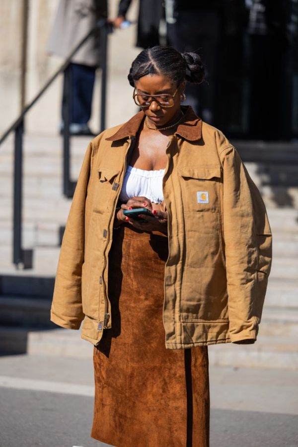 Fashionistas have embraced the classic design, as seen here during Paris Fashion Week.