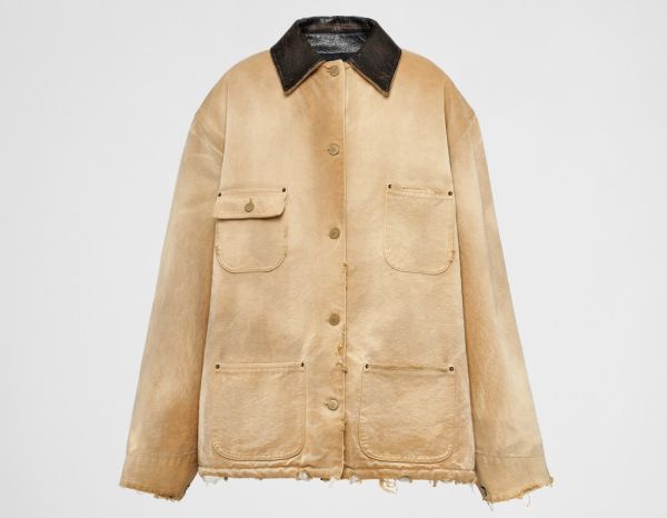 Prada's canvas jacket costs $4,900.