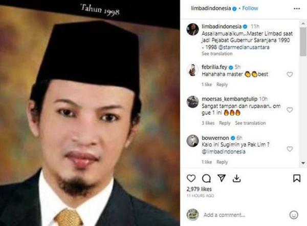 Potret lawas Limbad saat jadi PNS.