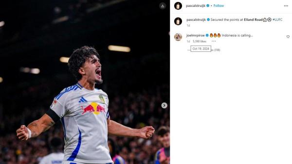 Joel Piroe goda Pascal Struijk agar mau bela Timnas Indonesia.