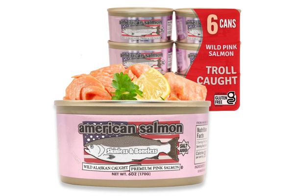Amazon American Tuna Premium Sustainably Caught Wild Alaskan Pink Salmon