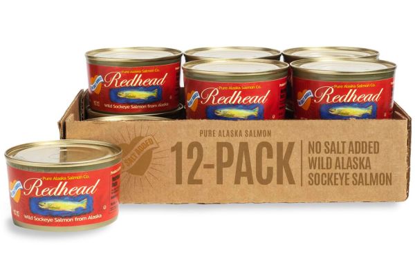 Amazon Pure Alaska Salmon Co. Redhead Wild Alaskan Sockeye Salmon