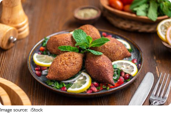 Kibbeh de Batata e Carne
