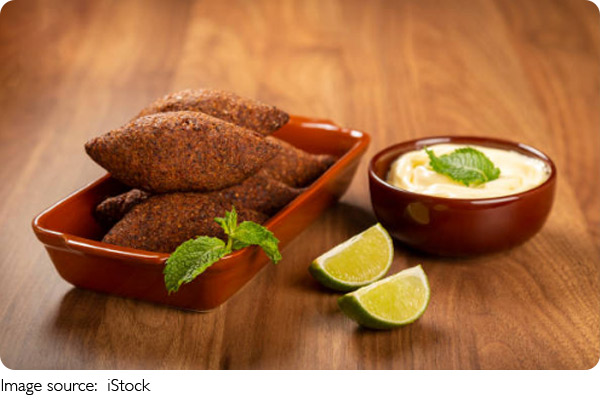 Kibbeh de Batata e Carne