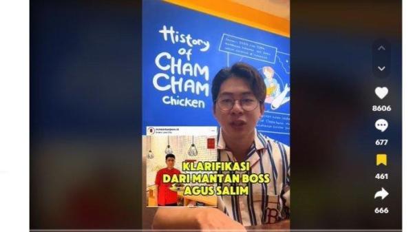  Teddy Lee mantan bos Agus Salim korban penyiraman air keras buka suara (TikTok)