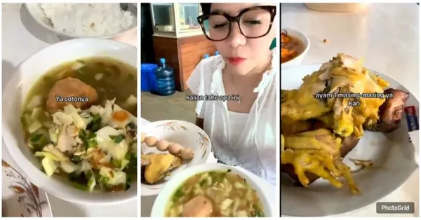 Heboh! Konten Kreator Habiskan Rp 238 Ribu Makan Soto Ayam di Jogja