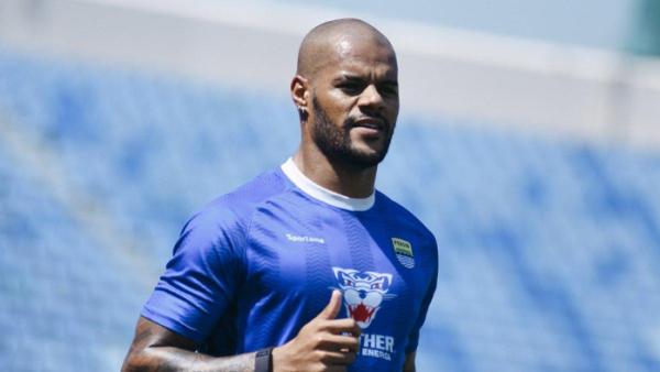 Potret striker asing Persib Bandung, David da Silva.