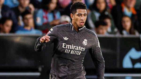 Gelandang Real Madrid Jude Bellingham dalam pertandingan melawan Celta Vigo di Liga Spanyol pekan ke-10, Sabtu (19/10/2024). (Instagram/@judebellingham)