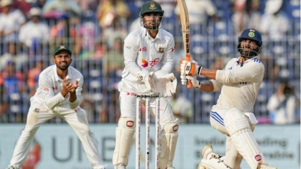 6,6,6,6,6,6,6... Ravindra Jadeja arrived to play Ranji Trophy, stayed at the crease for 707 minutes, washed the bowlers drenched, scored a triple century 1