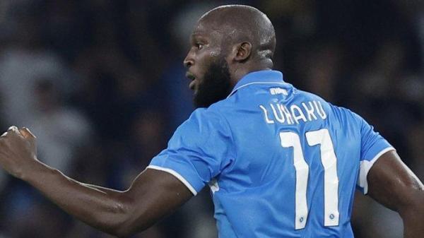Momen Romelu Lukaku saat menjalani debut sebagai pemain Napoli pada pekan ke-3 Liga Italia Serie A melawan Parma, di Stadion Diego Armando Maradona, Minggu (1/9/2024).