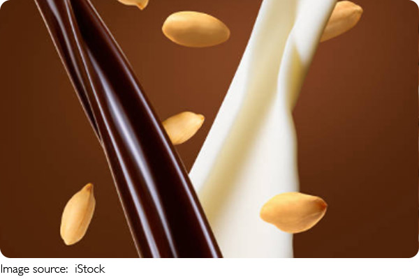 Chocolate y Crema de Maní